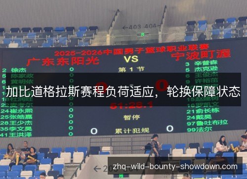 加比道格拉斯赛程负荷适应，轮换保障状态